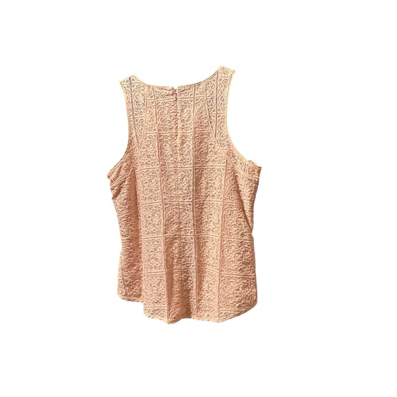 Ann Taylor Lace Tank Top - Cream - Picture 2 of 3